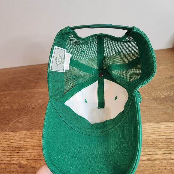 Vtg Remington Patch Green Cap Official Product Trucker Snapback Hat Adjustable - Picture 3 of 5
